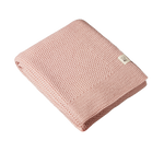 MERINO KNIT BLANKET | Rose Dust-Web-front