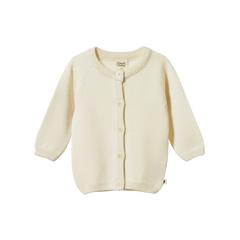 MERINO KNIT CARDIGAN | Natural-Web-front