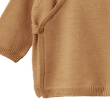 MERINO KNIT KIMONO JACKET | Caramel-Extra Img - 1