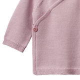 MERINO KNIT KIMONO JACKET | Lilac-Extra Img - 1