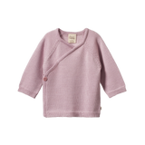 MERINO KNIT KIMONO JACKET | Lilac-Web-front