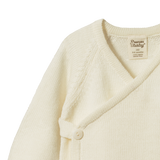 MERINO KNIT KIMONO JACKET | Natural-Extra Img - 1
