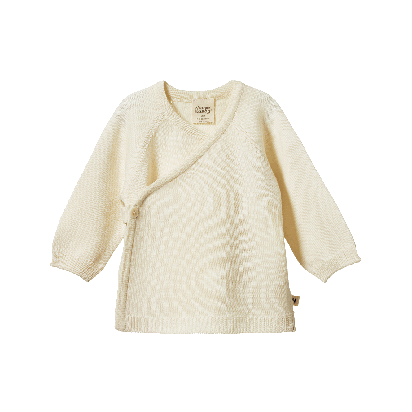 MERINO KNIT KIMONO JACKET | Natural-Web-front