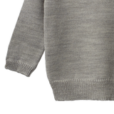 MERINO KNIT PULLOVER | Grey Marl-Extra Img - 1