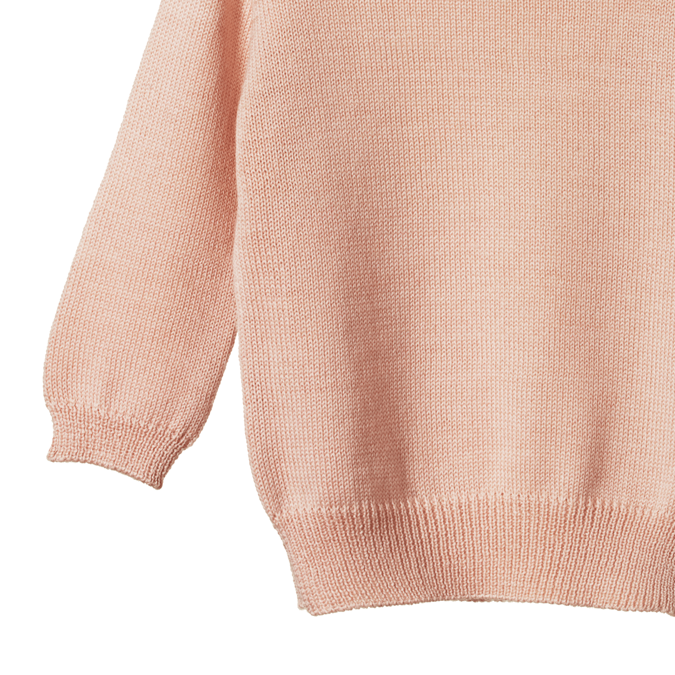 MERINO KNIT PULLOVER | Rose Dust-Extra Img - 1
