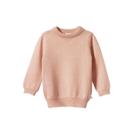MERINO KNIT PULLOVER | Rose Dust-Web-front