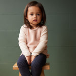 MERINO KNIT VEST | Rose Dust Chunky Knit-Extra Img - 2