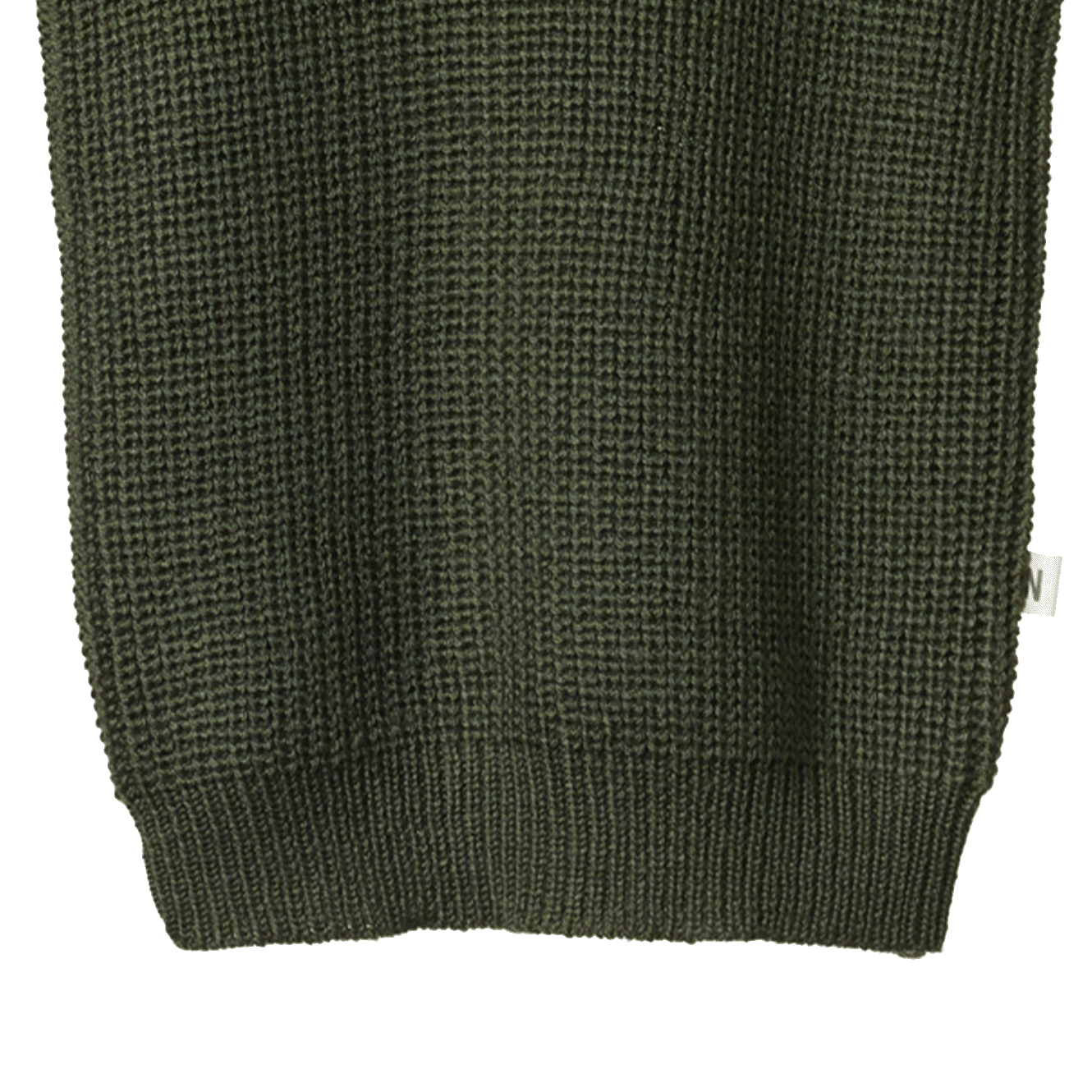 MERINO KNIT VEST | Thyme Chunky Knit-Extra Img - 2