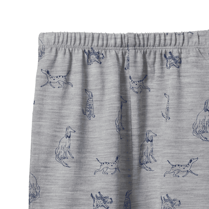 MER ESS 2PC PYJAMAS | Best Friend Print Merino-Extra Img - 4