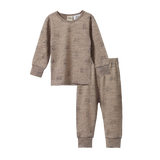 MER ESS 2PC PYJAMAS | Bramble Burrow Print Merino-Web-front