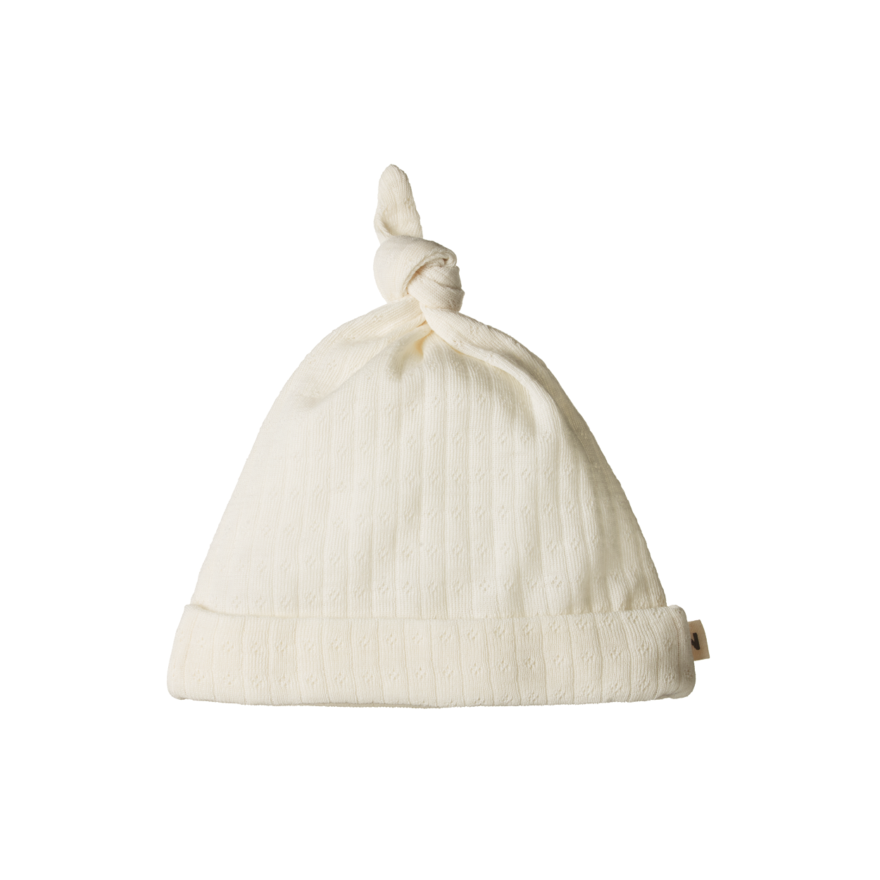 MER ESS KNOTTED BEANIE | Natural-Web-front
