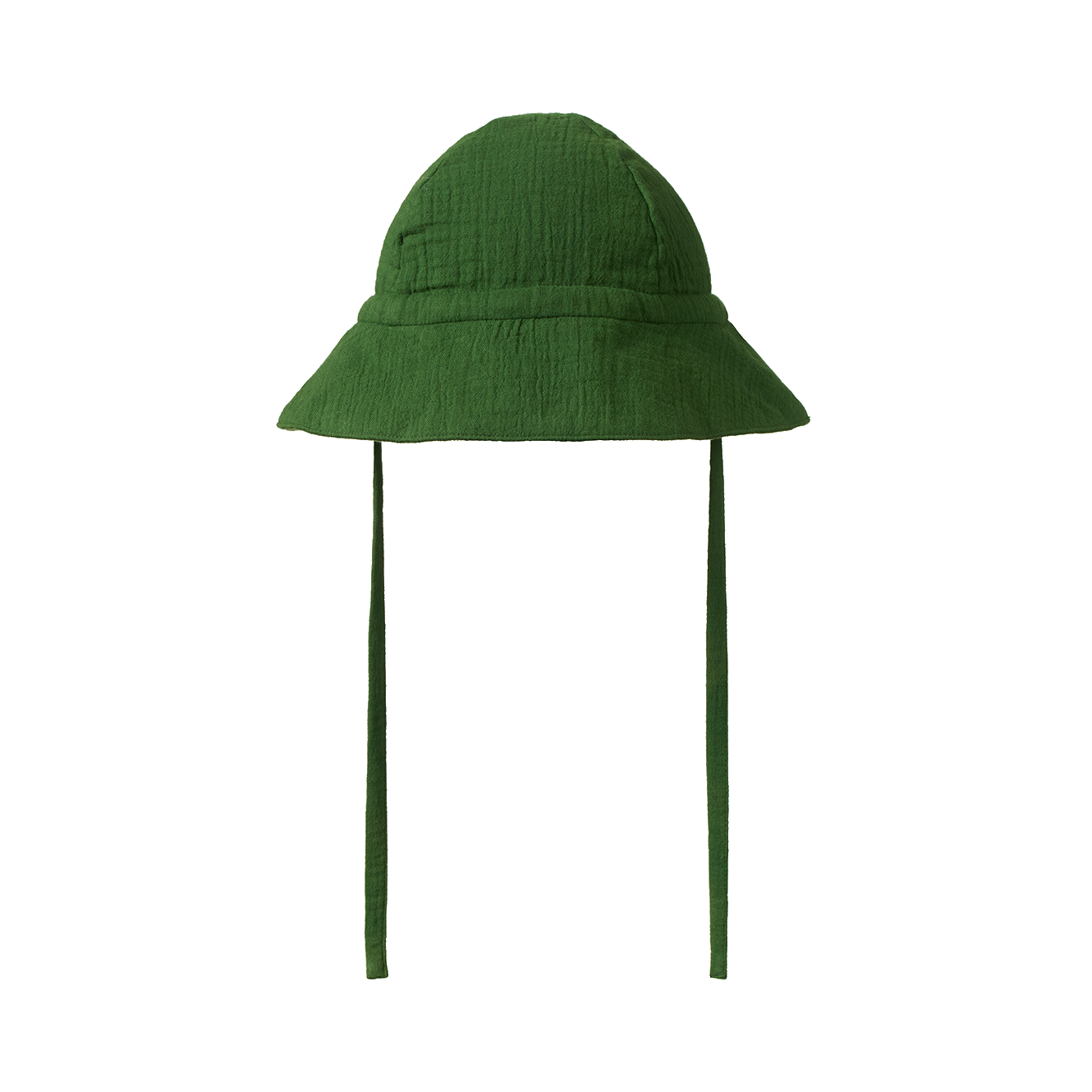 MUSLIN SUNHAT | Fir Green-Web-front