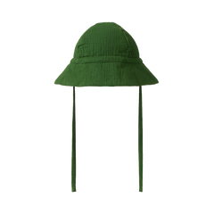 MUSLIN SUNHAT | Fir Green-Web-front
