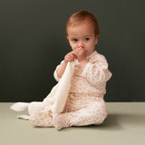 Pointelle Footed Rompers