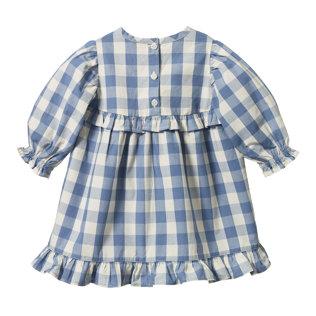 NORA DRESS | Bluebelle Check-Extra Img - 4