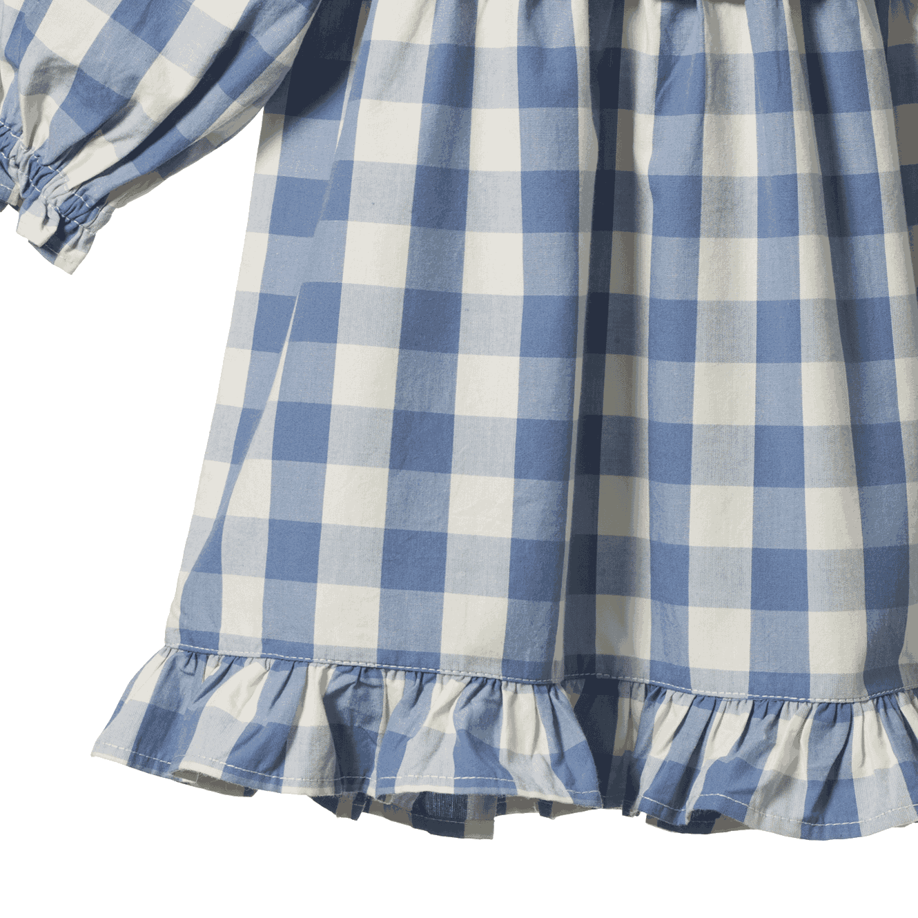 NORA DRESS | Bluebelle Check-Extra Img - 5