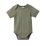 2 PACK DERBY BODYSUIT SHORT SLEEVE | Natural/Nettle-Extra Img - 1