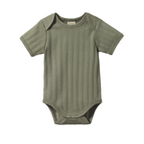 2 PACK DERBY BODYSUIT SHORT SLEEVE | Natural/Nettle-Extra Img - 1