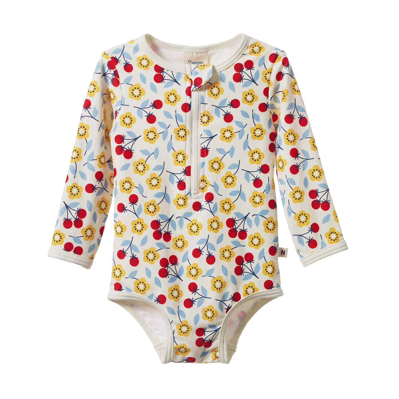 ONE PIECE BATHING SWIMSUIT | Kitchen Garden Print-Web-front