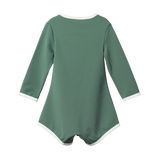 ONE PIECE BATHING TRUNKS | Olive-Extra Img - 4
