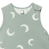 ORGANIC COTTON & MERINO SLEEPING BAG | Crescent Print-Extra Img - 1