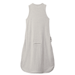 ORGANIC COTTON SLEEPING BAG | Grey Marl Stripe-Web-hover