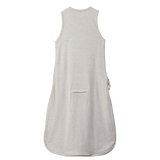 ORGANIC COTTON SLEEPING BAG | Grey Marl Stripe-Web-hover