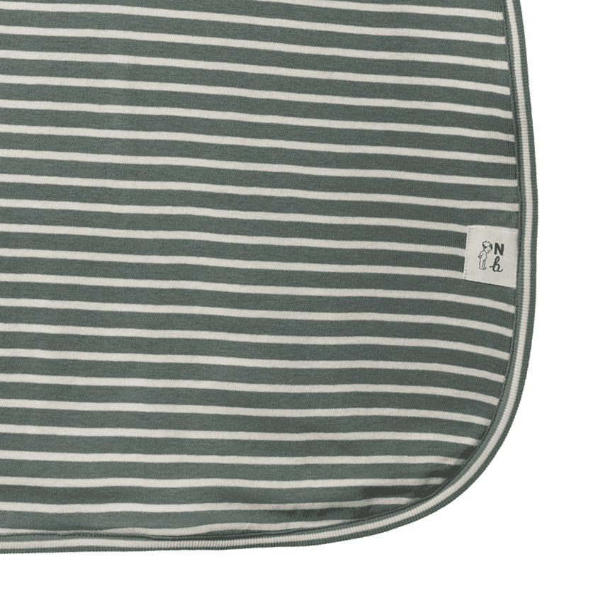 ORGANIC COTTON SLEEPING BAG | Nettle Twin Stripe-Extra Img - 1