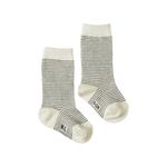 ORGANIC COTTON SOCKS | Navy Stripe-Web-front