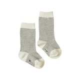ORGANIC COTTON SOCKS | Navy Stripe-Web-front