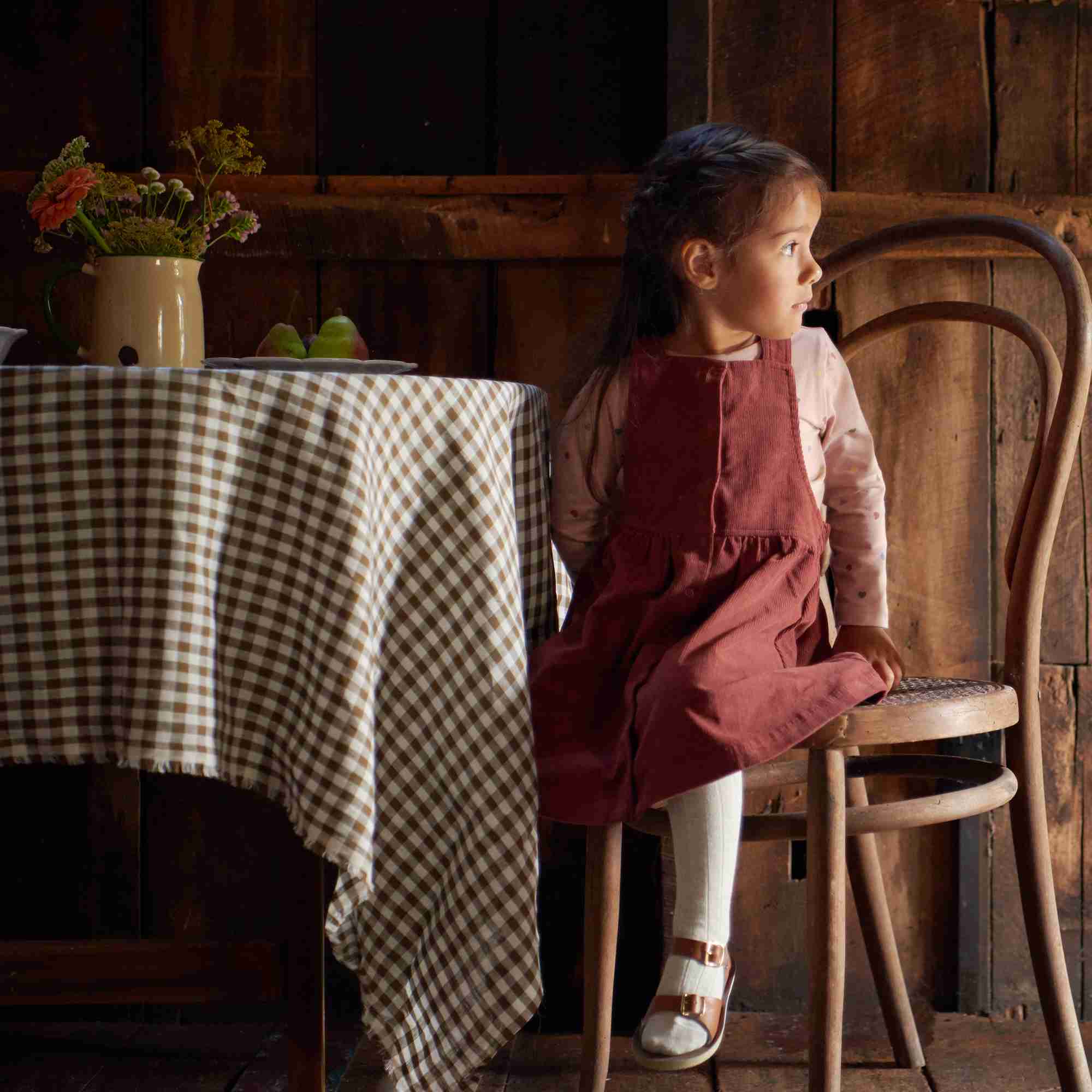 ORGANIC COTTON TIGHTS | Light Grey Marl-Web-hover