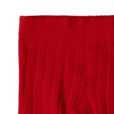 ORGANIC COTTON TIGHTS | Raspberry Red-Extra Img - 2