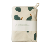 ORG COTTON HOODED TOWEL | Pear Print-Extra Img - 4