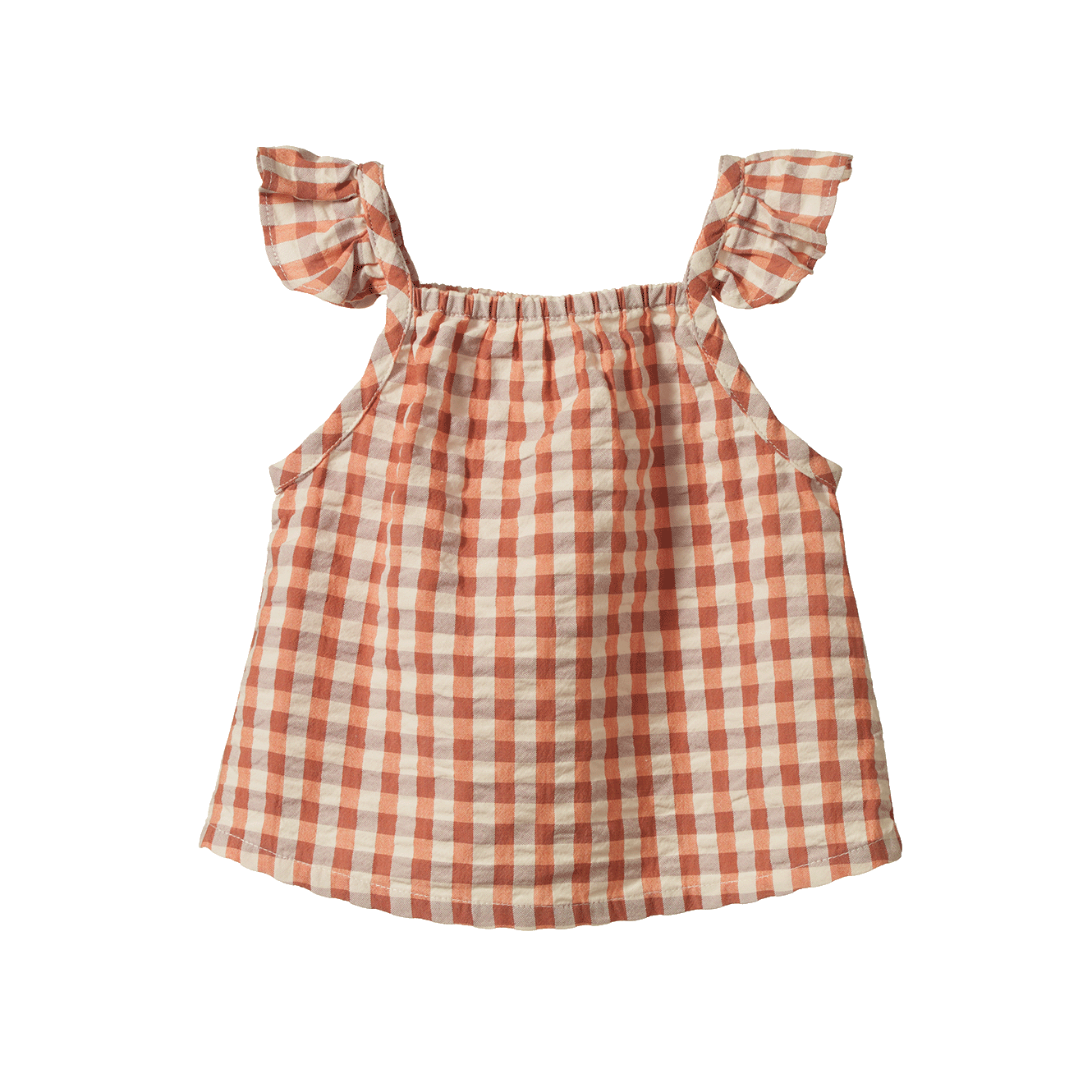 PETAL TOP | Dandelion Gingham-Web-front