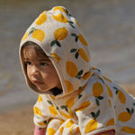 PONCHO TOWEL | Lemon Print Terry-Web-hover