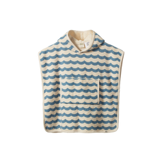 PONCHO TOWEL | Waves Print-Web-front