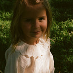 RUFFLE CAMERON BLOUSE | Natural-Extra Img - 1