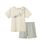 SHORTIE PYJAMA SET | Jazz Rhythm Print-Web-front