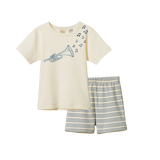 SHORTIE PYJAMA SET | Jazz Rhythm Print-Web-front