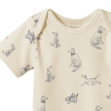 SHORT SLEEVE BODYSUIT | Best Friend Print-Web-hover