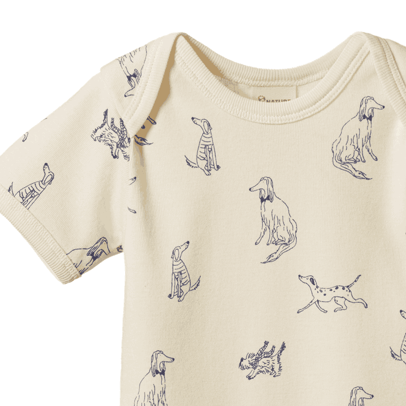 SHORT SLEEVE BODYSUIT | Best Friend Print-Web-hover