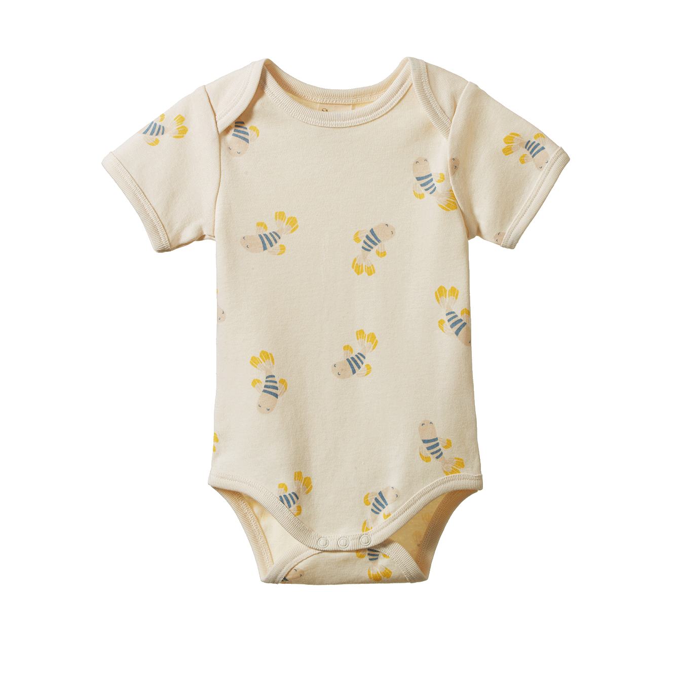 SHORT SLEEVE BODYSUIT | Fish Fable Print-Web-front
