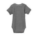 SHORT SLEEVE BODYSUIT | Navy Stripe-Extra Img - 1