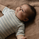 SHORT SLEEVE BODYSUIT | Stripe Trio-Extra Img - 1