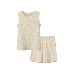 SINGLET PYJAMA SET POINTELLE | Dandelion Print-Web-front