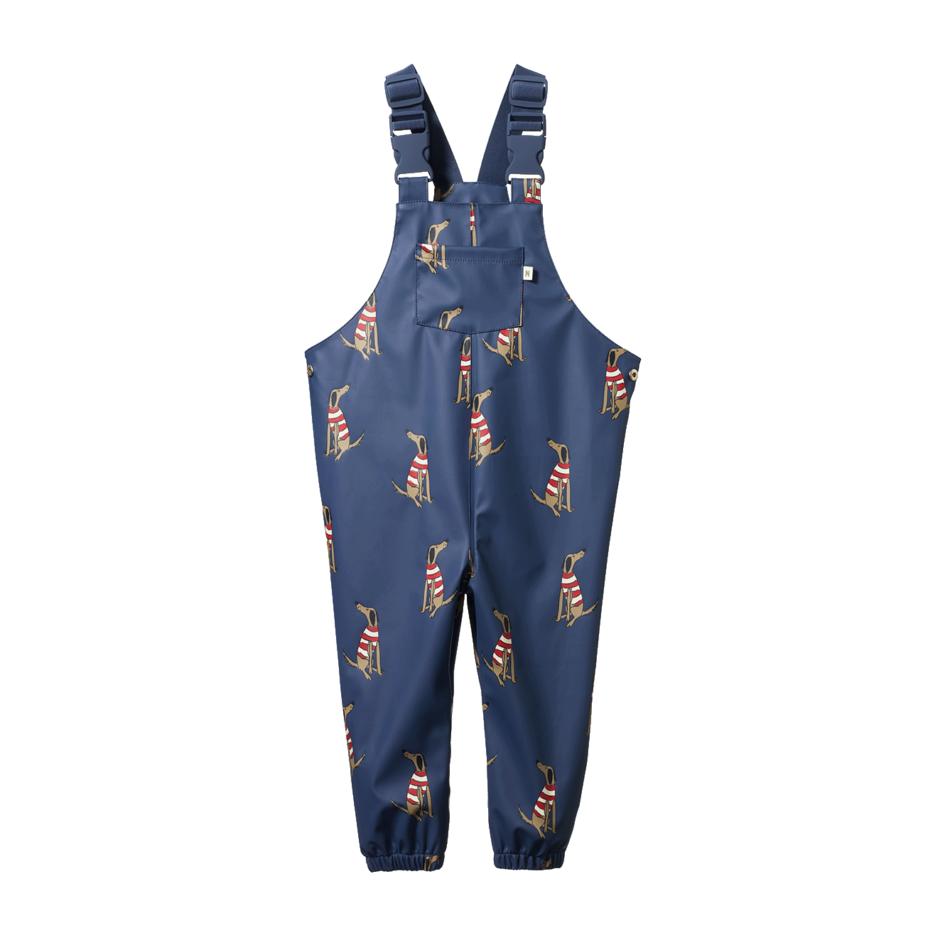 SPLASH OVERALLS | Best Friend Indigo Print-Web-front