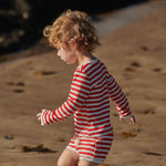 SPLASH SHORTS | Red Sea Stripe-Extra Img - 1