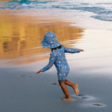 SPLASH SUNHAT | Blue Snorkel Print-Extra Img - 1