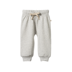 SUNDAY TRACK PANTS | Light Grey Marl-Web-front