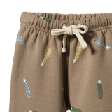 SUNDAY TRACK PANTS | Pencil Print-Extra Img - 2